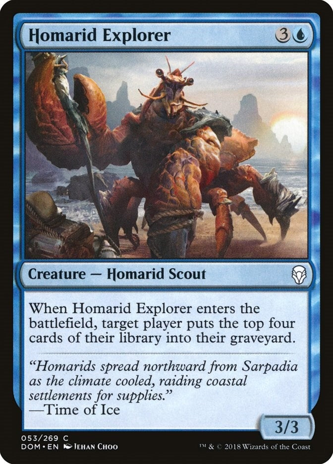 Image for Homarid Explorer (53) [Dominaria] - Magic: The Gathering