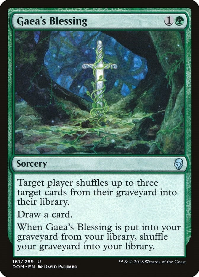 Image for Gaea's Blessing (161) [Dominaria] - Magic: The Gathering