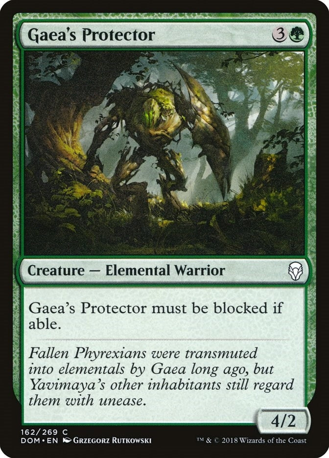 Image for Gaea's Protector (162) [Dominaria] - Magic: The Gathering