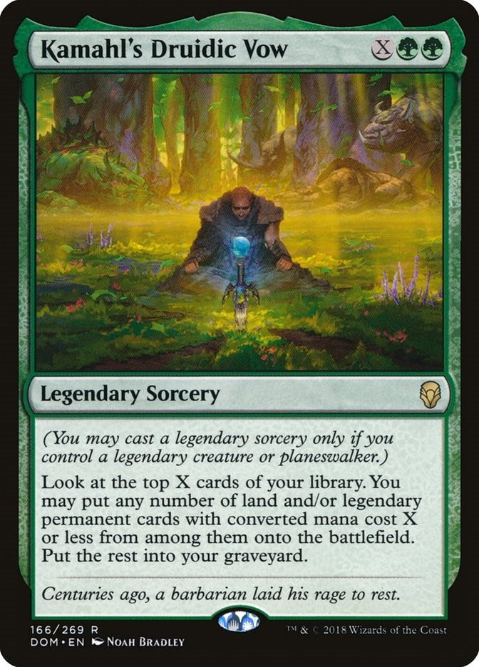 Image for Kamahl's Druidic Vow (166) [Dominaria] - Magic: The Gathering