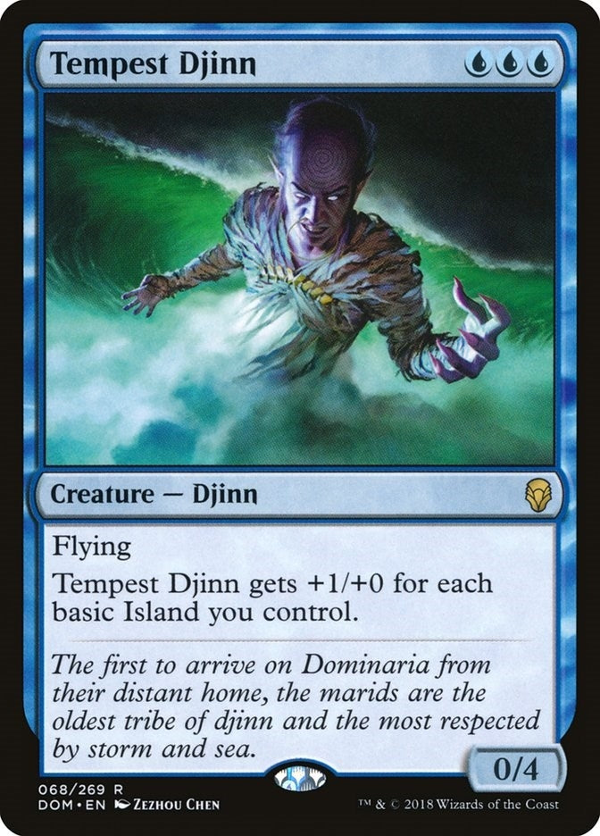 Image for Tempest Djinn (68) [Dominaria] - Magic: The Gathering