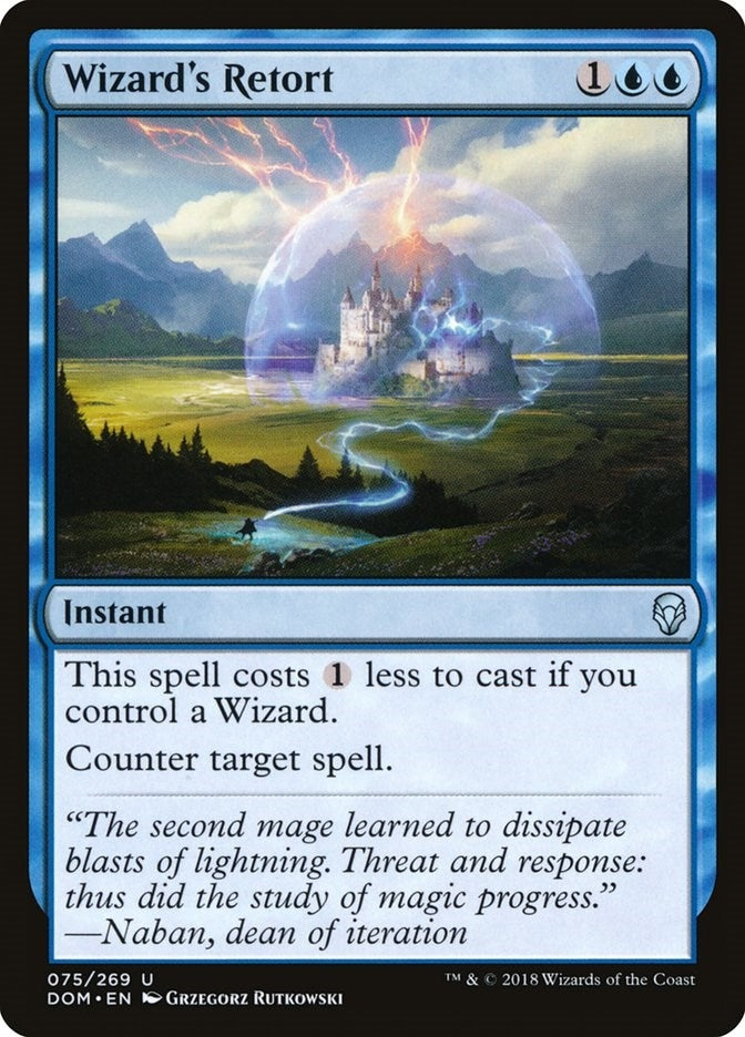 Image for Wizard's Retort (75) [Dominaria] - Magic: The Gathering