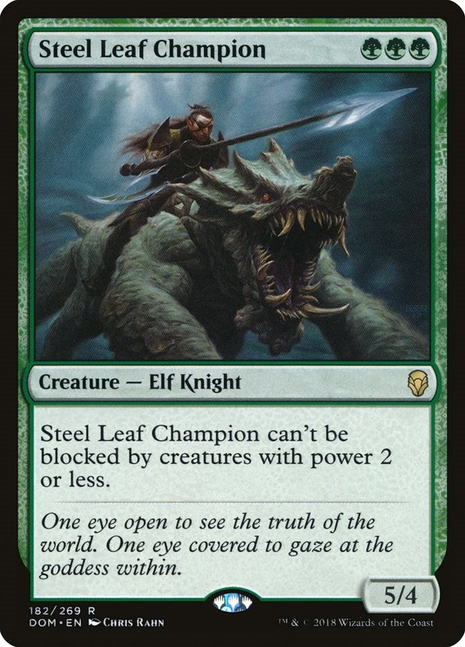 Image for Steel Leaf Champion (182) [Dominaria] - Magic: The Gathering