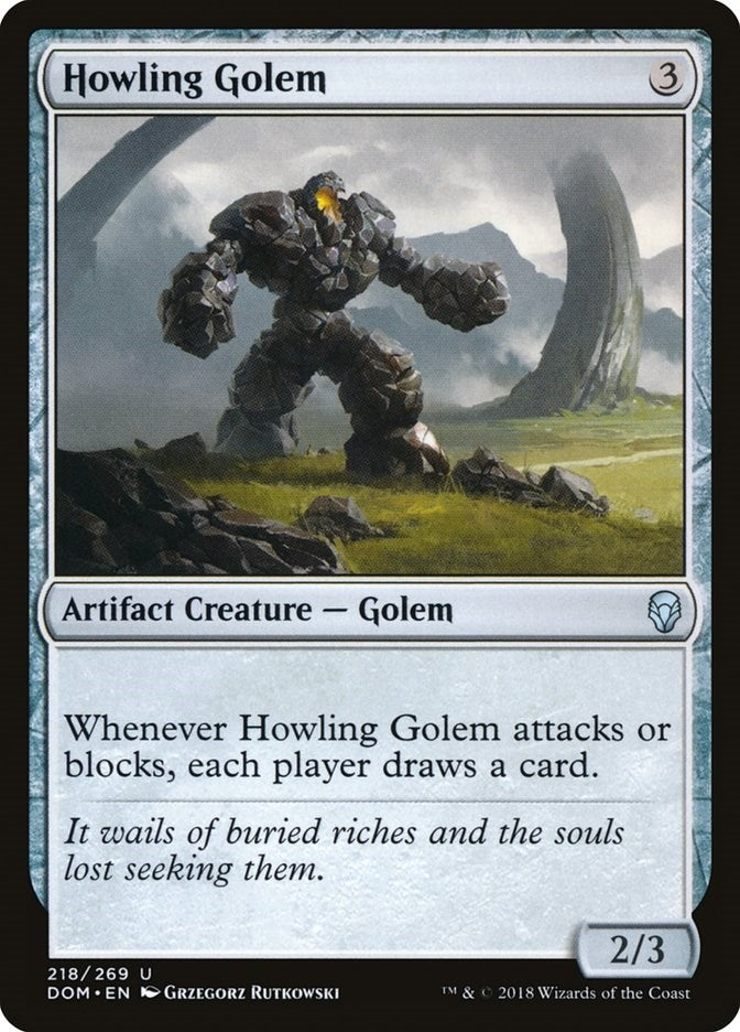 Image for Howling Golem (218) [Dominaria] - Magic: The Gathering