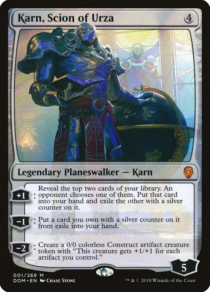Image for Karn, Scion of Urza (1) [Dominaria] - Magic: The Gathering