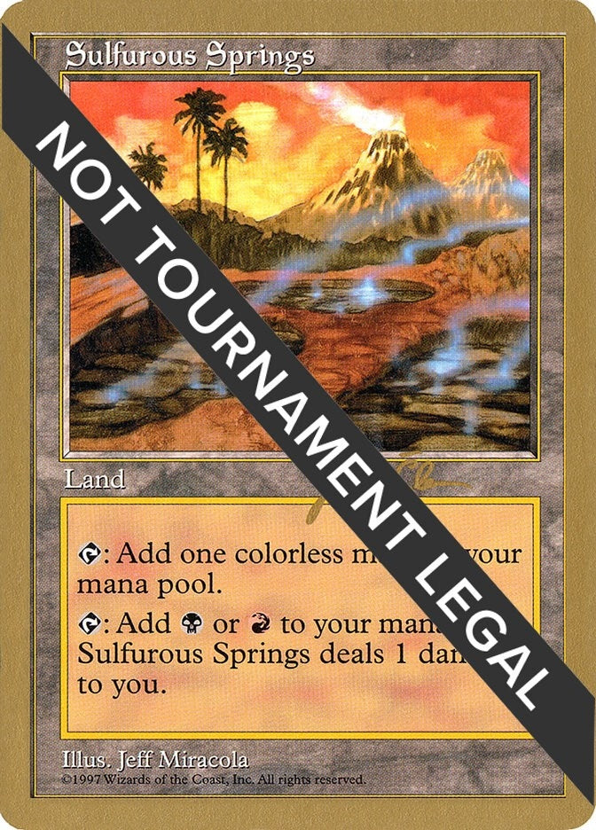 Image for Sulfurous Springs - 1997 Jakub Slemr (5ED) [World Championship Decks] - Magic: The Gathering