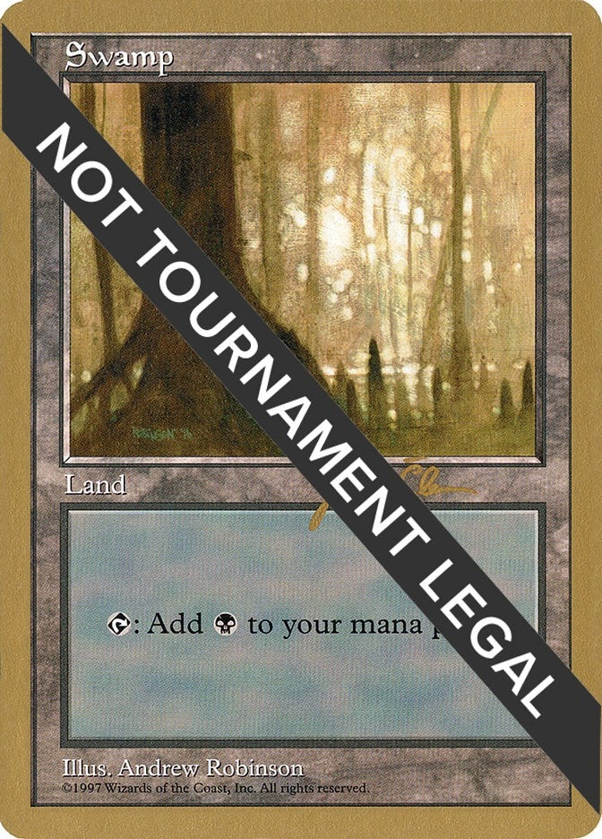 Image for Swamp (445) - 1997 Jakub Slemr (5ED) [World Championship Decks] - Magic: The Gathering