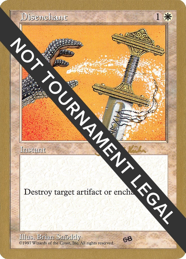 Image for Disenchant - 1997 Janosch Kuhn (5ED) (SB) [World Championship Decks] - Magic: The Gathering