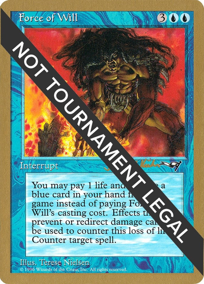 Image for Force of Will - 1997 Janosch Kuhn (ALL) [World Championship Decks] - Magic: The Gathering