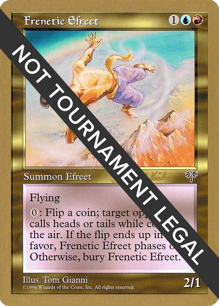 Image for Frenetic Efreet - 1997 Janosch Kuhn (MIR) [World Championship Decks] - Magic: The Gathering