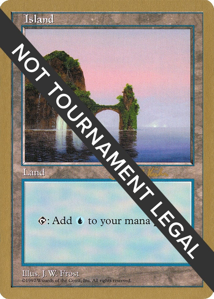 Image for Island (425) - 1997 Janosch Kuhn (5ED) [World Championship Decks] - Magic: The Gathering