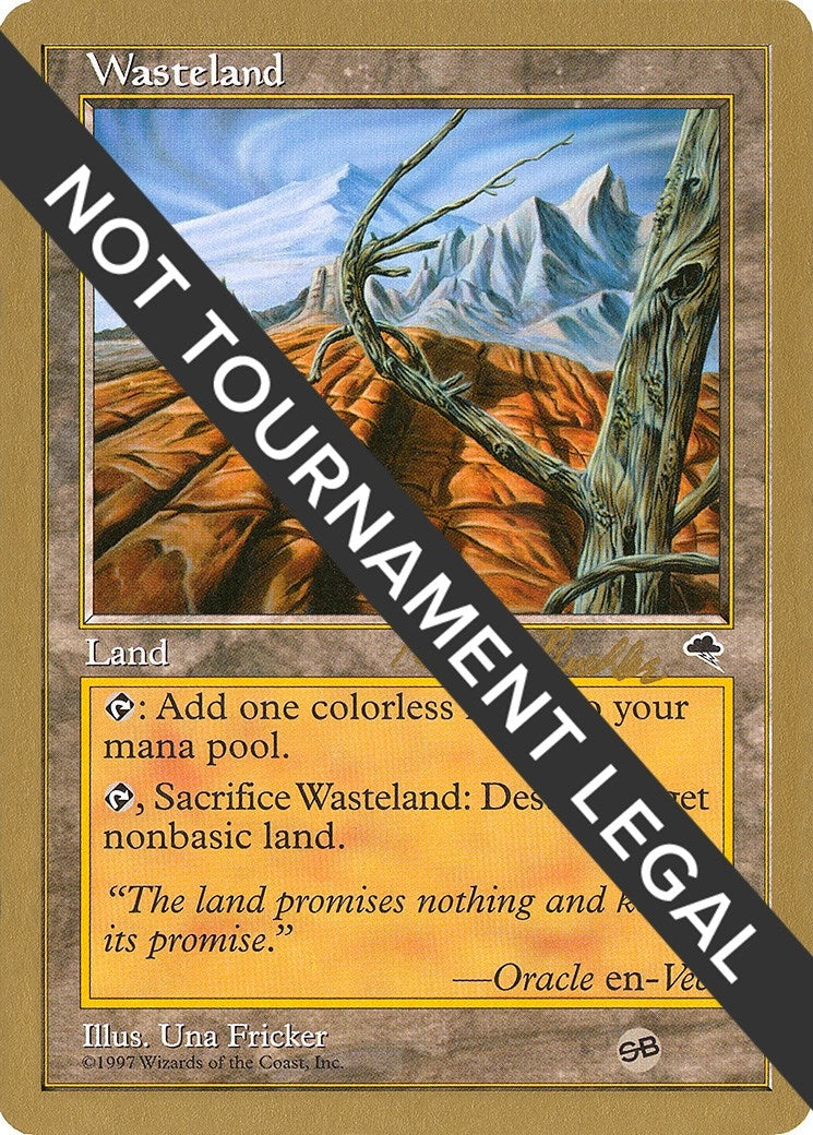 Image for Wasteland - 1998 Randy Buehler (TMP) (SB) [World Championship Decks] - Magic: The Gathering