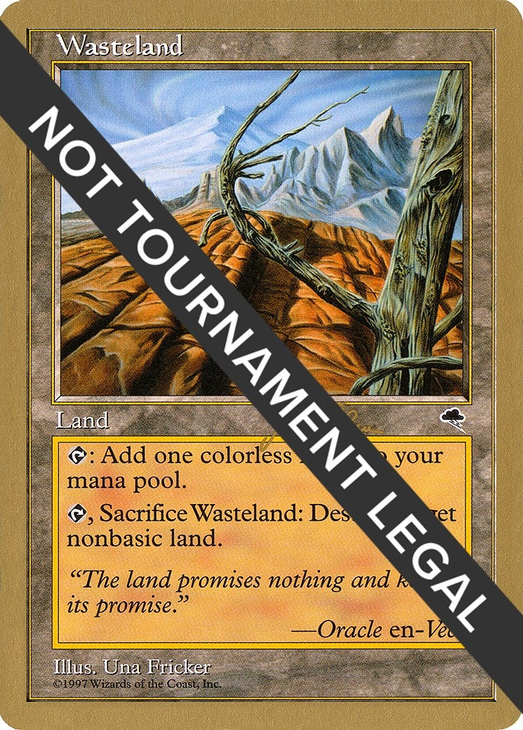 Image for Wasteland - 1999 Jakub Slemr (TMP) [World Championship Decks] - Magic: The Gathering