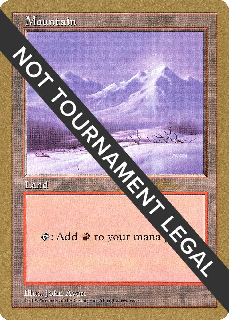 Image for Mountain (430) - 1997 Janosch Kuhn (5ED) [World Championship Decks] - Magic: The Gathering