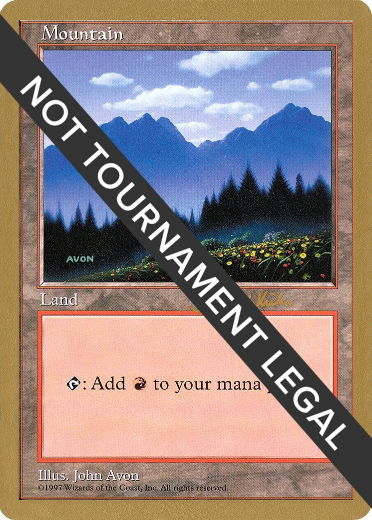 Image for Mountain (433) - 1997 Janosch Kuhn (5ED) [World Championship Decks] - Magic: The Gathering