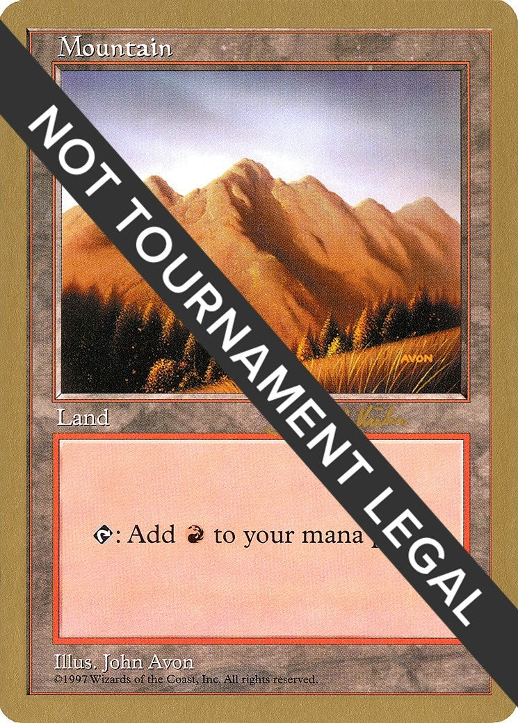 Image for Mountain (432) - 1997 Janosch Kuhn (5ED) [World Championship Decks] - Magic: The Gathering