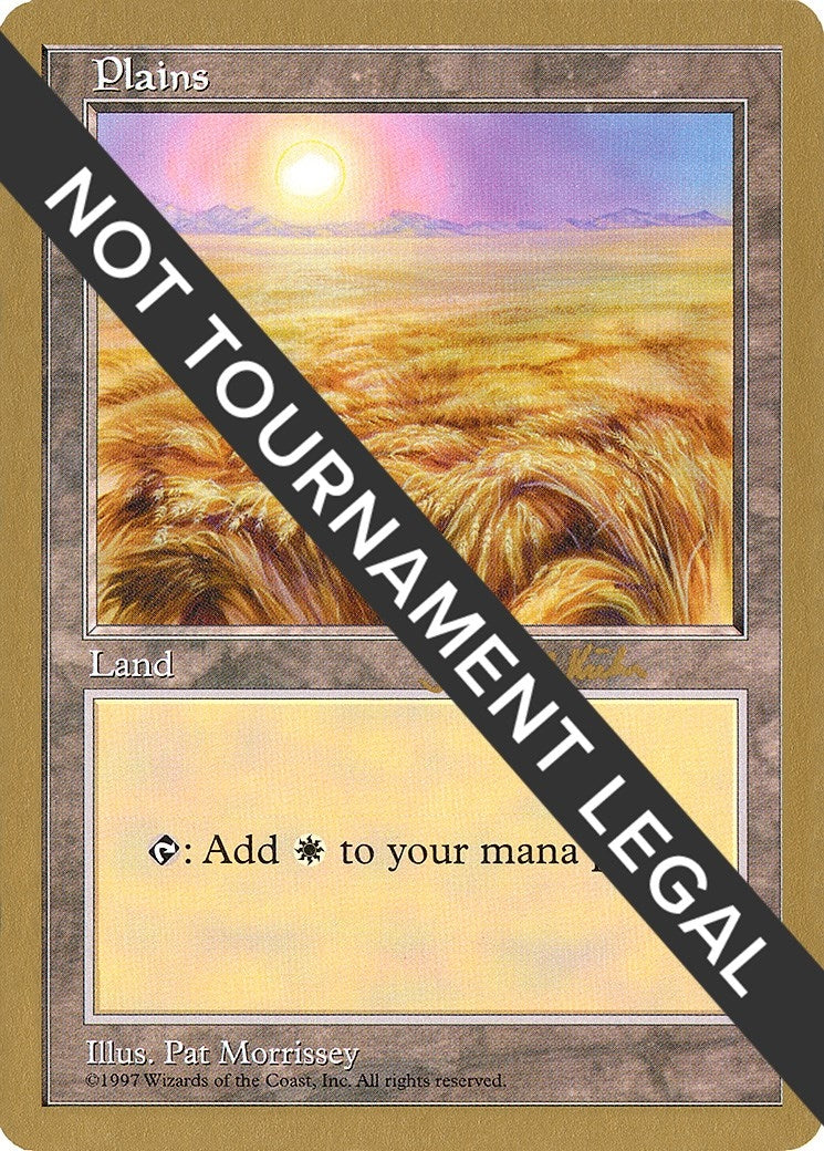 Image for Plains (436) - 1997 Janosch Kuhn (5ED) [World Championship Decks] - Magic: The Gathering