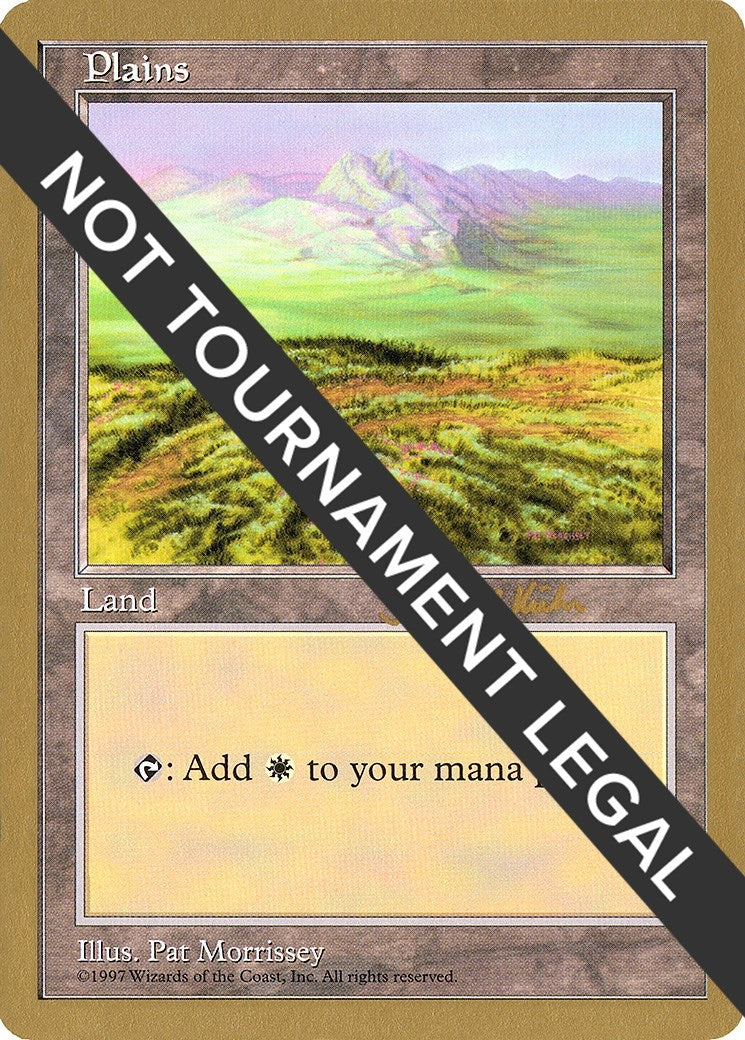 Image for Plains (437) - 1997 Janosch Kuhn (5ED) [World Championship Decks] - Magic: The Gathering