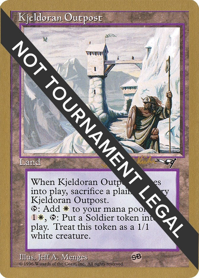 Image for Kjeldoran Outpost - 1997 Janosch Kuhn (ALL) [World Championship Decks] - Magic: The Gathering