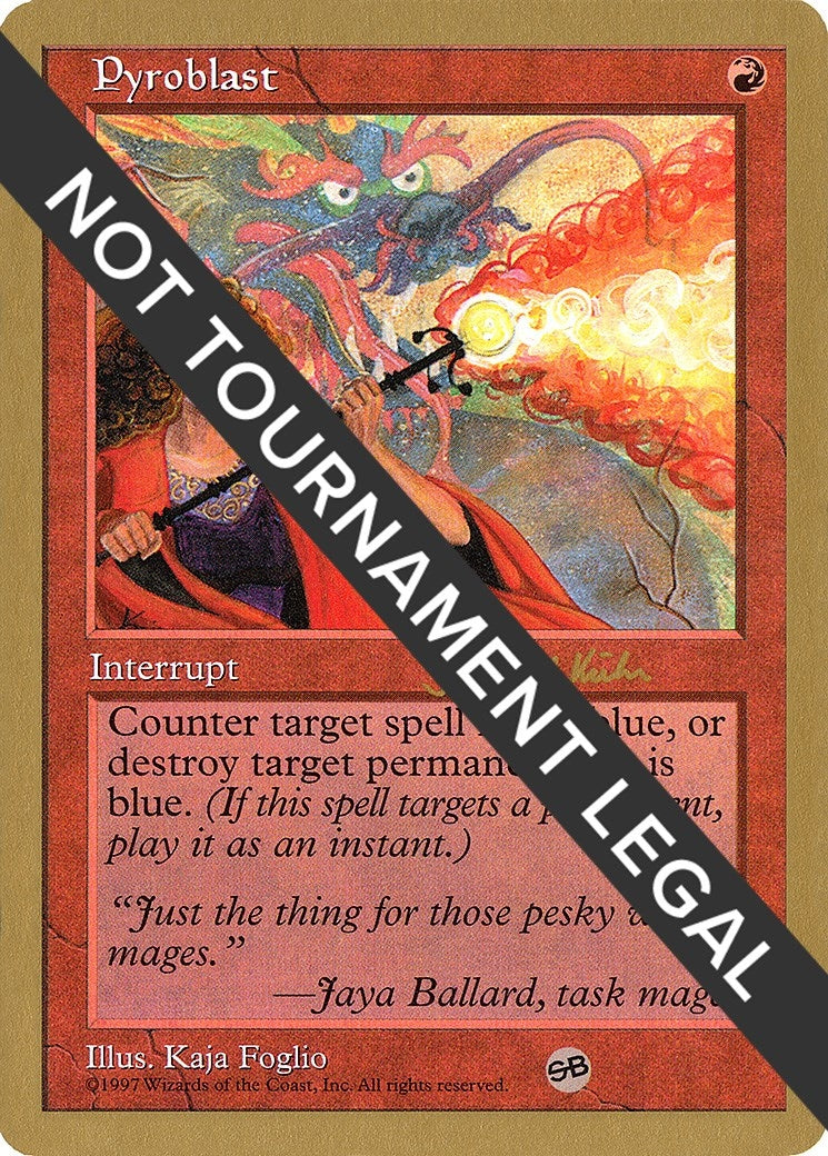 Image for Pyroblast - 1997 Janosch Kuhn (5ED) (SB) [World Championship Decks] - Magic: The Gathering