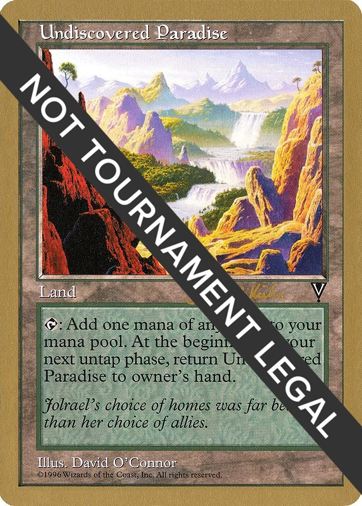 Image for Undiscovered Paradise - 1997 Janosch Kuhn (VIS) [World Championship Decks] - Magic: The Gathering