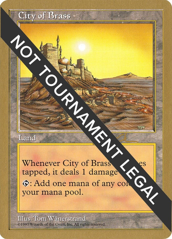 Image for City of Brass - 1997 Paul McCabe (5ED) [World Championship Decks] - Magic: The Gathering