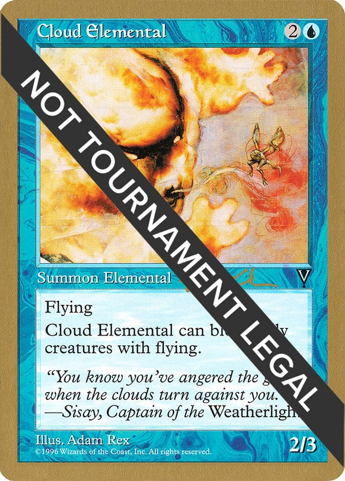 Image for Cloud Elemental - 1997 Paul McCabe (VIS) [World Championship Decks] - Magic: The Gathering