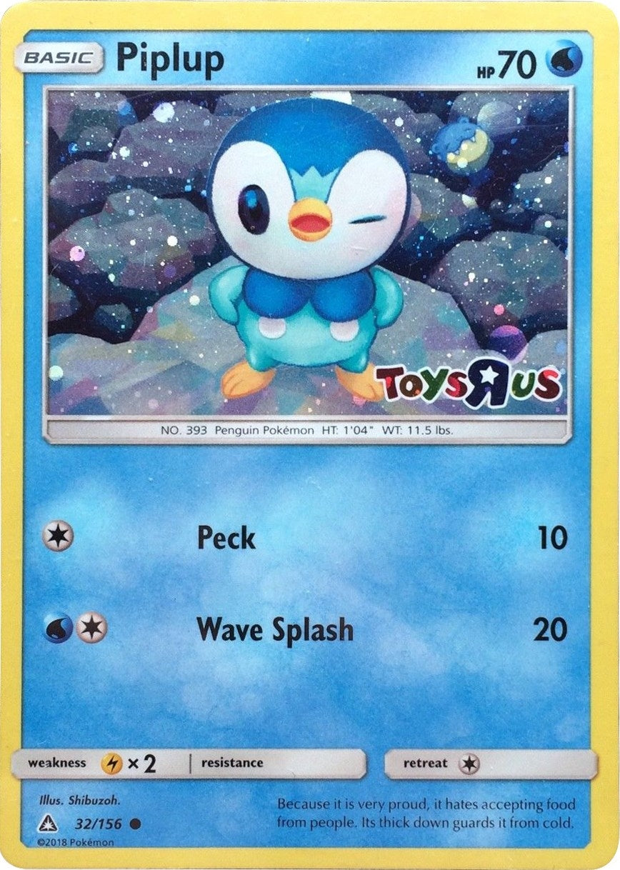Image for Piplup - 32/156 (Toys R Us) (032/156) [Miscellaneous Cards & Products] - Pokemon