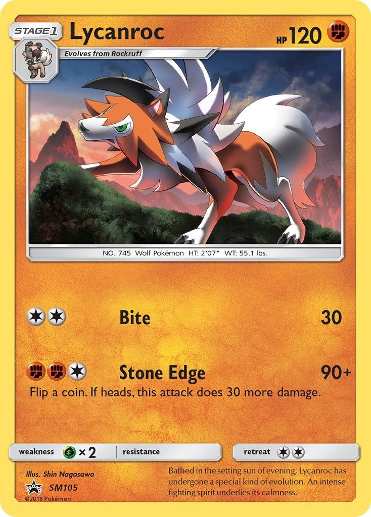 Image for Lycanroc - SM105 (SM105) [SM Promos] - Pokemon