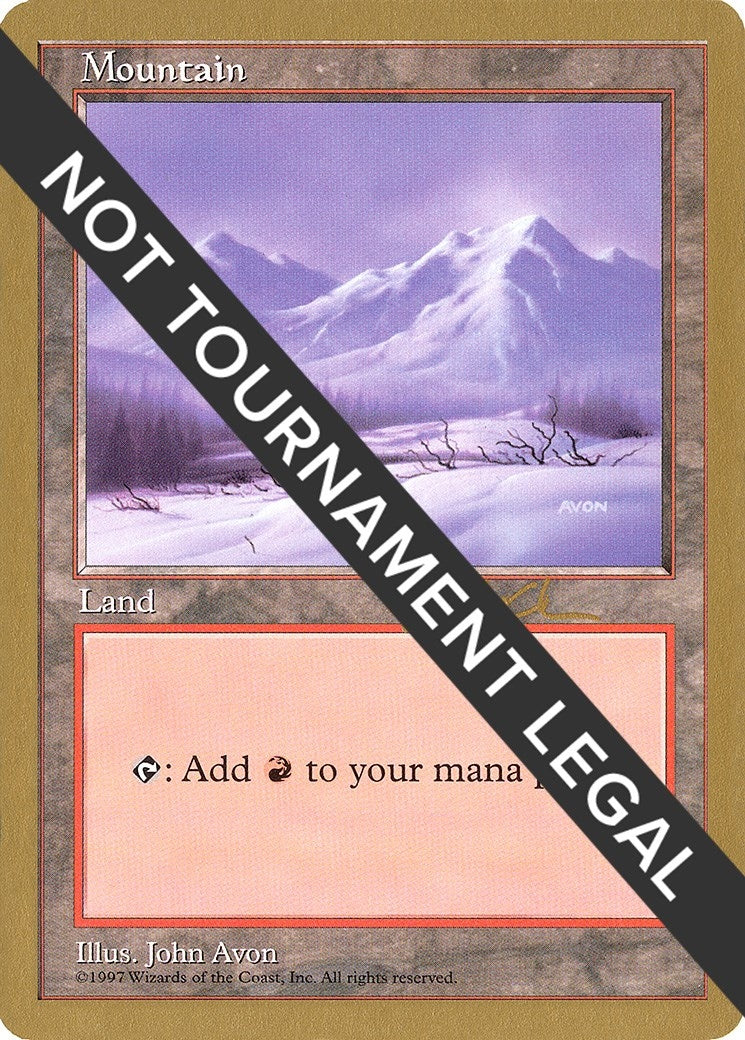 Image for Mountain (430) - 1997 Paul McCabe (5ED) [World Championship Decks] - Magic: The Gathering