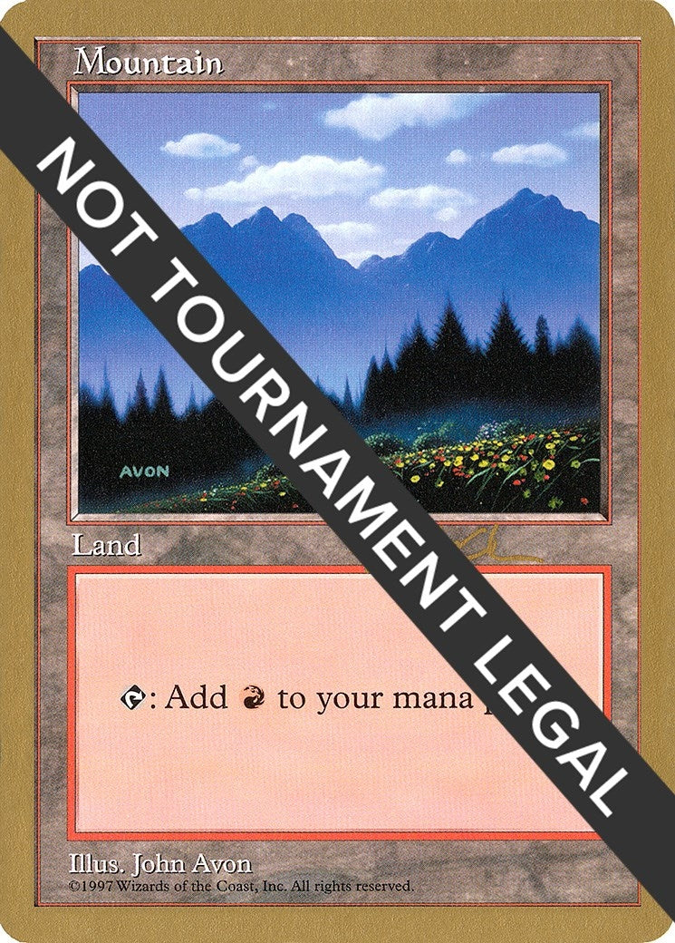 Image for Mountain (433) - 1997 Paul McCabe (5ED) [World Championship Decks] - Magic: The Gathering