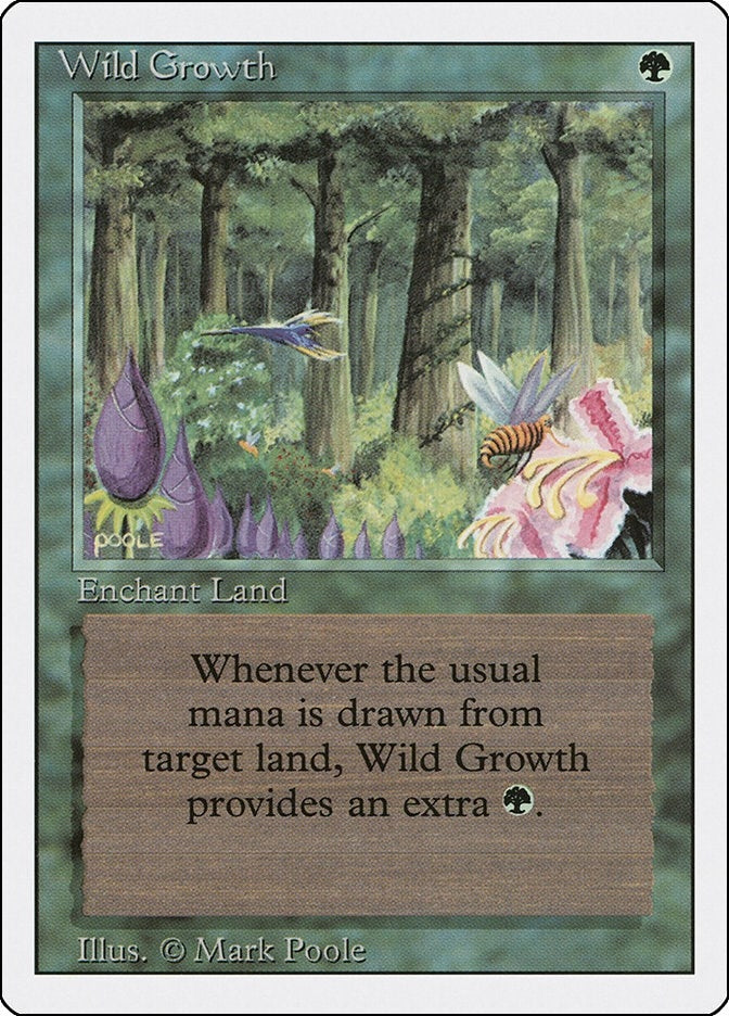 Image for Wild Growth [Revised Edition] - Magic: The Gathering