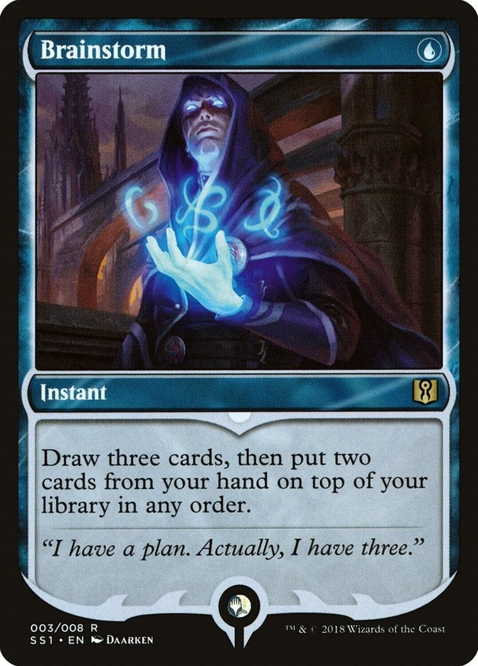Image for Brainstorm (3) [Signature Spellbook: Jace] - Magic: The Gathering