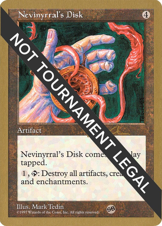 Image for Nevinyrral's Disk - 1997 Paul McCabe (5ED) (SB) [World Championship Decks] - Magic: The Gathering