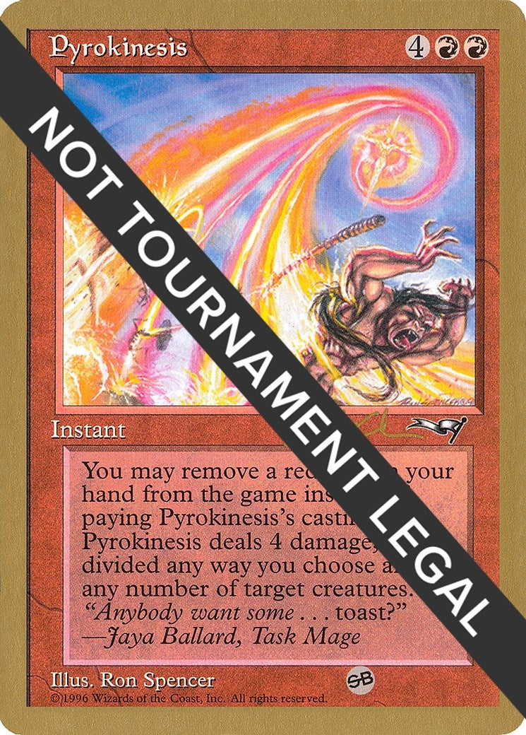 Image for Pyrokinesis - 1997 Paul McCabe (ALL) (SB) [World Championship Decks] - Magic: The Gathering
