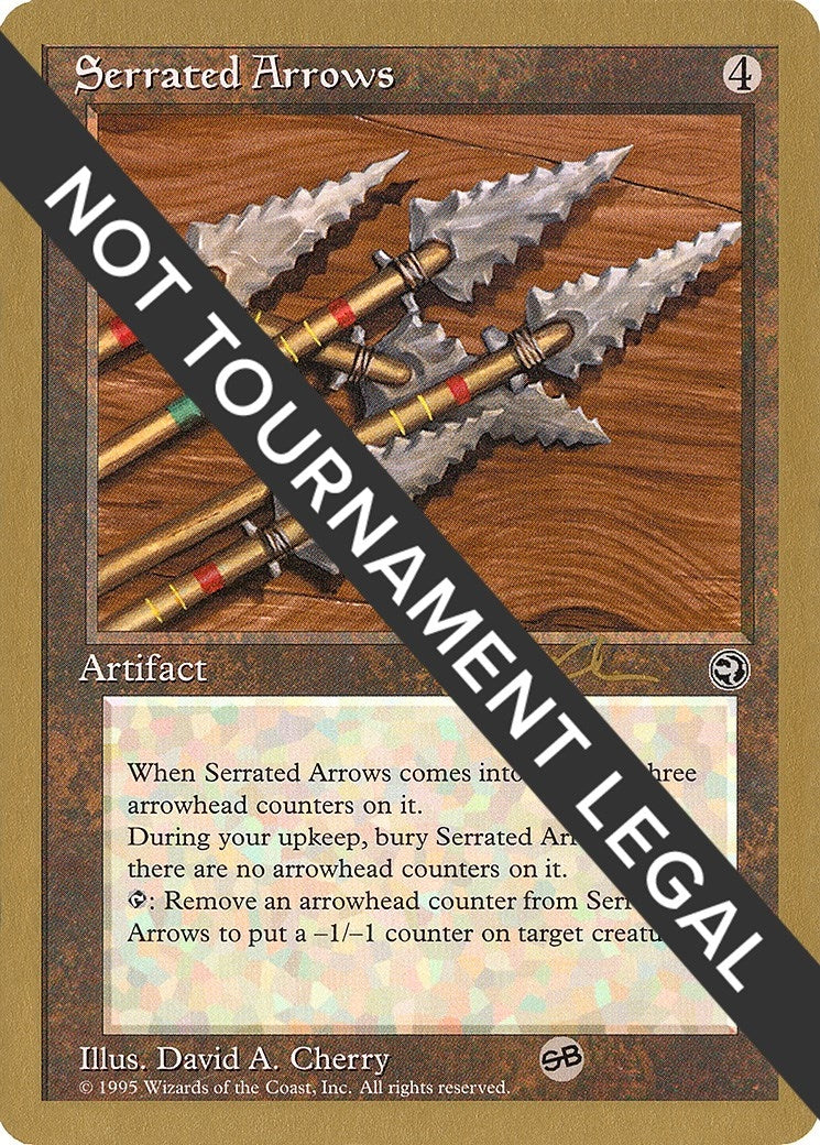 Image for Serrated Arrows - 1997 Paul McCabe (HML) (SB) [World Championship Decks] - Magic: The Gathering