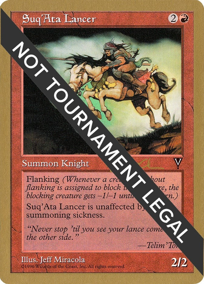 Image for Suq'Ata Lancer - 1997 Paul McCabe (VIS) [World Championship Decks] - Magic: The Gathering