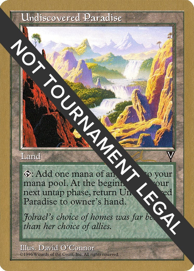 Image for Undiscovered Paradise - 1997 Paul McCabe (VIS) [World Championship Decks] - Magic: The Gathering