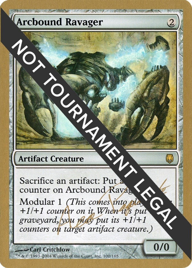 Image for Arcbound Ravager - 2004 Aeo Paquette (DST) [World Championship Decks] - Magic: The Gathering
