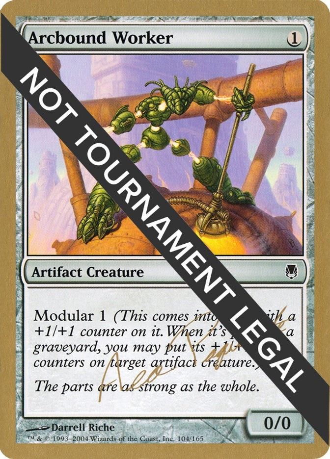 Image for Arcbound Worker - 2004 Aeo Paquette (DST) [World Championship Decks] - Magic: The Gathering