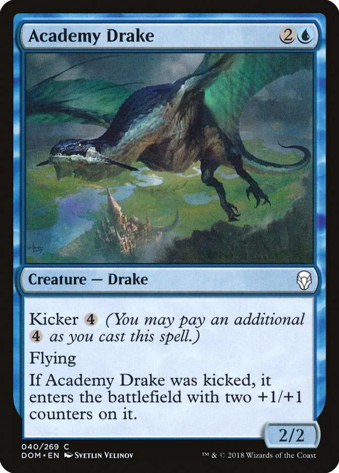 Image for Academy Drake (40) [Dominaria] - Magic: The Gathering