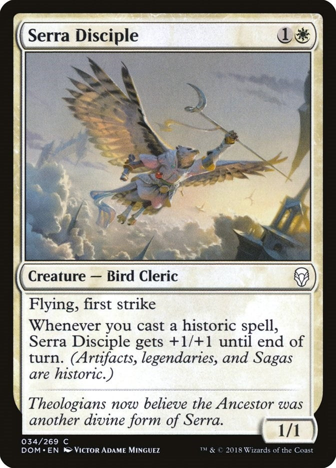 Image for Serra Disciple (34) [Dominaria] - Magic: The Gathering