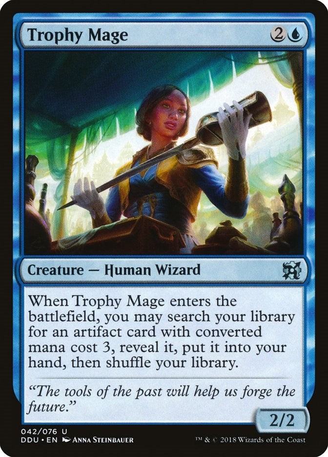 Image for Trophy Mage (42) [Elves vs. Inventors] - Magic: The Gathering