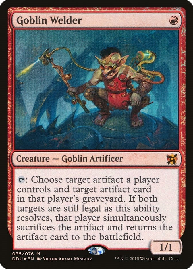 Image for Goblin Welder (35) [Elves vs. Inventors] - Magic: The Gathering