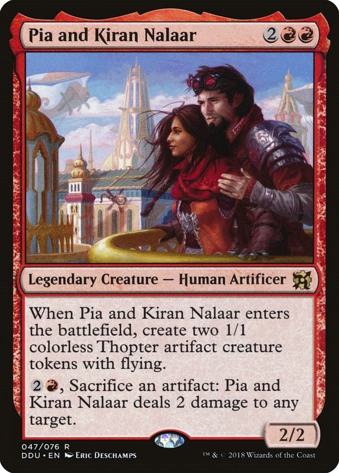 Image for Pia and Kiran Nalaar (47) [Elves vs. Inventors] - Magic: The Gathering