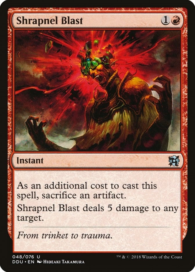 Image for Shrapnel Blast (48) [Elves vs. Inventors] - Magic: The Gathering