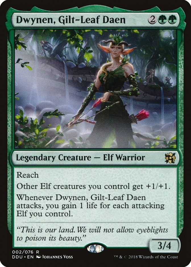 Image for Dwynen, Gilt-Leaf Daen (2) [Elves vs. Inventors] - Magic: The Gathering