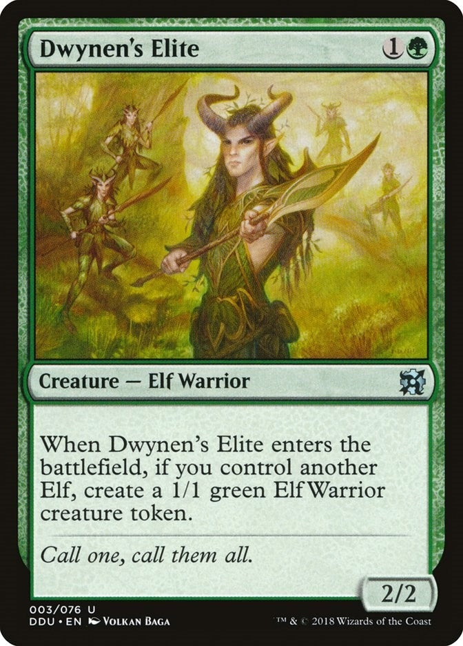Image for Dwynen's Elite (3) [Elves vs. Inventors] - Magic: The Gathering