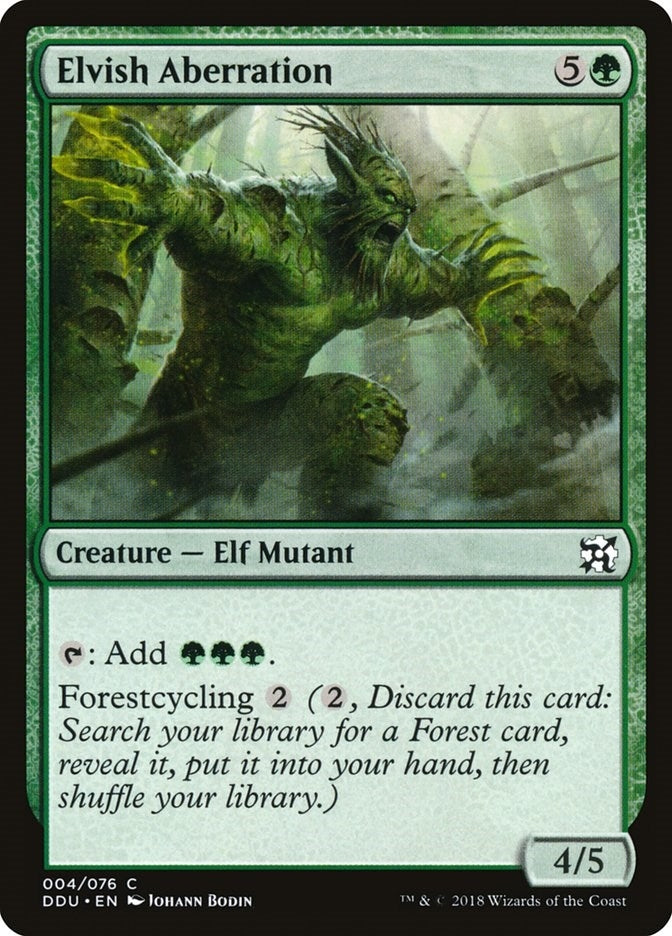 Image for Elvish Aberration (4) [Elves vs. Inventors] - Magic: The Gathering