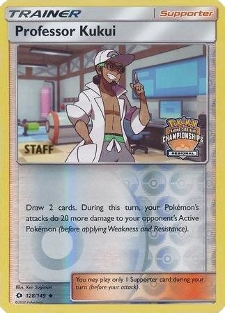 Image for Professor Kukui - 128/149 (Regional Championships) [Staff] (128/149) [League & Championship Cards] - Pokemon